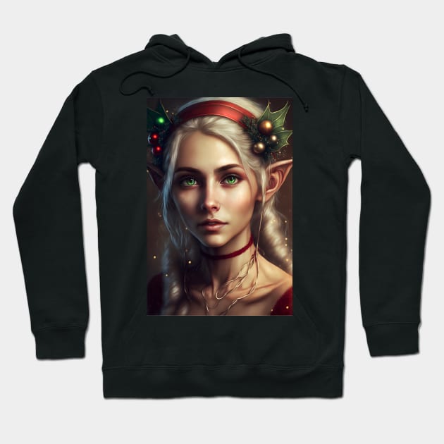 Santa's Elf Hoodie by ai1art